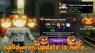 Halloween update is here and its.......(Gym League )