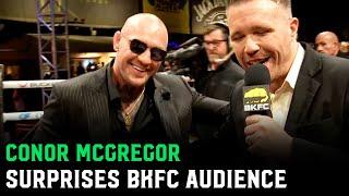 Conor McGregor surprises BKFC crowd with sudden appearance