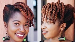 7 Quick and Easy Natural Hairstyles for medium length and long hair || Just Margie