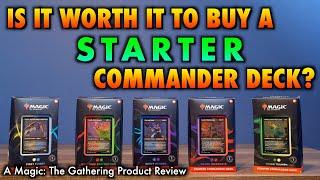 Is It Worth It To Buy A Starter Commander Deck? | A New Magic: The Gathering EDH Product Line