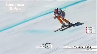 Petra Vlhová Crans Montana Zjazd 29.miesto 26.2.2022 Full HD