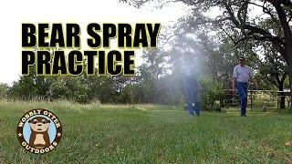 Bear Spray Practice