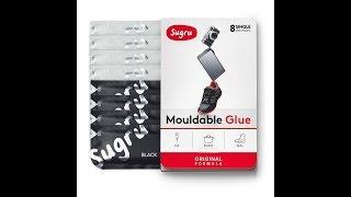 Sugru Moldable Glue   Original Formula   Black & White 8 Pack