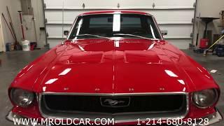 1967 FORD MUSTANG 289 V8 factory A/C  FOR SALE $18,900