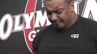 Larry wheels 100kg strict curl challenge