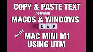 Copy & Paste Clipboard Text Between MacOS and Windows