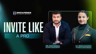  Invite like A Pro  Special day | Mr. Ankit Bansal |  Ms.Reshu Sharma | #idigitalpreneurfans