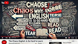 The Chaos: Why English is So Hard to Learn | Poem by Gerard Nolst Trenité @StartFromScratch.