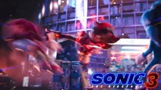 SONIC THE HEDGEHOG 3 NEW TV SPOT SHADOW KICKS KNUCKLES IN THE FACE!