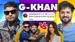 G KHAN ਤੇ SONAM BAJWA ਦੀ Love Story | Full Comedy Podcast | Aman Aujla