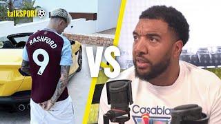 "You're a DOPE!" Troy Deeney SLAMS Garnacho for cryptic post wearing a Rashford Aston Villa kit!