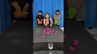 amazing ball roll funny family challenge  #shorts #game