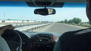 Driving in Dashoguz   Turkmenistan   May 2018