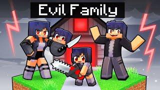 Having an EVIL FAMILY in Minecraft!