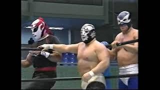 Super Astro & Kendo & Lizmark vs Pirata Morgan & Bestia Salvaje & Rey Buccanero (CMLL - 1997.02.06)