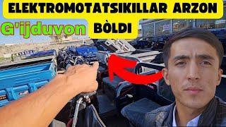 ‼️️ ELEKTRO MOTOTSIKILLAR NARXI ARZON BÒLDI  G'IJDUVONDA NARXLAR QANDAY BÒLYAPDI️907153414