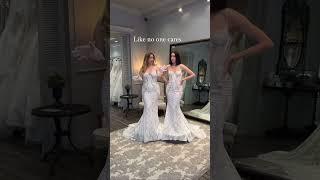 Same BERTA Privée wedding dress on different bodies