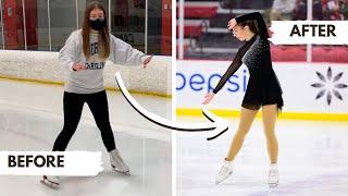 I BECAME A COMPETITIVE FIGURE SKATER IN 2 YEARS… I STARTED AT 15! | 2 year figure skating progress!