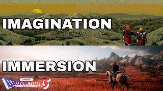 Imagination vs. Immersion in Video Games