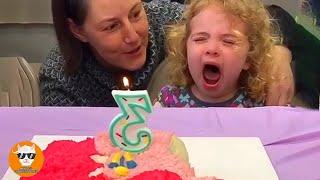 Baby Crying Because of Blowing Candles FAILS  Funny Babies Blowing Candle Fail