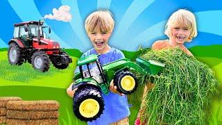 LUSTIGE TRAKTOR-ERINNERUNGEN mit Sky und Finn | Traktor-Kinder-Video