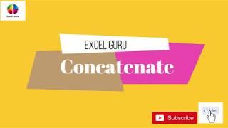 Excel Guru - Why Concatenate, Merging & joining string in Important