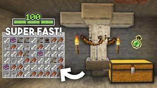 EASIEST Zombie & Skeleton Mob Spawner XP Farm | Minecraft 1.21 Tutorial