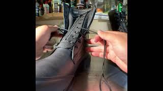 How to lace up your FireFighter 3 boots!