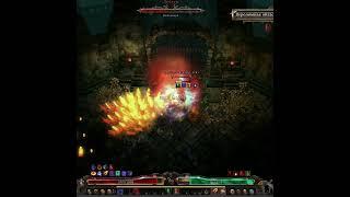 Saboteur fire strike aether vs Lokarr build Grim Dawn #shorts