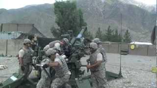 M777 Howitzer Direct Fire Bravo Battery 3-321 HD Video 11