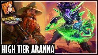 HIGH TAVERN ARANNA IS PRETTY GOOD! - Hearthstone Battlegrounds