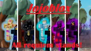 JojoBlox All requiem stands showcase | Jojo blox showcasing all requiem's | Roblox