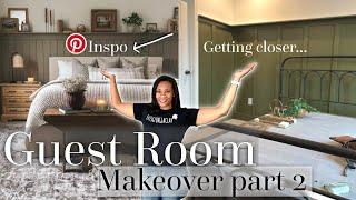 2024 Guest Room Makeover Part 2 | Vintage Pinterest Worthy Design | House to Home Update