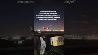 "Viajar es vivir: mira este aterrizaje" #travel #vacaciones