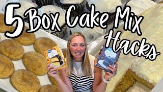 5 Amazing BOX CAKE MIX RECIPES that will Blow Your MIND! | Doctored-Up Box Cake Mix Recipes