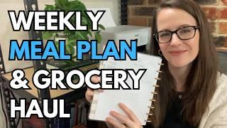 Weekly Meal Plan and $150 Grocery Haul for My Family of 7