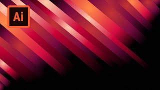 creating beautiful colorful strips background in adobe illustrator