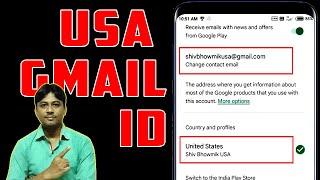 How to Create USA Gmail Account 2024 | US Ka Gmail Account Kaise Banaye 2024  | USA Gmail Id