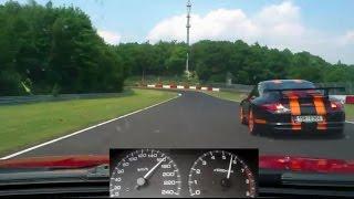 Nissan 200SX S13 chasing Porsche 997 GT3 RS Nürburgring Nordschleife 日産  ニュルブルク