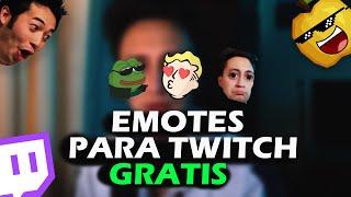 CREA EMOTES PARA TWITCH ( GRATIS SIN PHOTOSHOP )