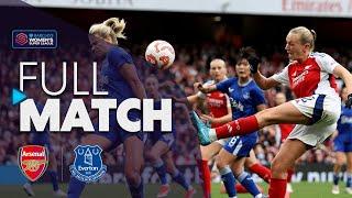 Full Match: Arsenal v Everton | Barclays WSL 2024-25