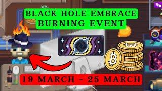 Rollercoin | Black Hole Embrace Burning Event