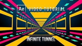 Tutorial Video Loops INFINITE TUNNEL - No Plugin - Adobe After Effects