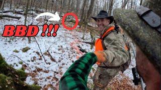 Tracking and Still Hunting | HUGE 13 POINT DOWN! |Snowy Adirondacks | Mountain Hunting | Public Land