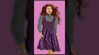 Model Woman in Pixel Art at Aseprite #ProjectSekai #drawing