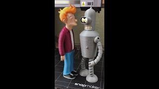 3d printed Fry from Futurama 