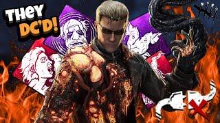 SALTY SURVIVORS DC AGAINST THIS TOXIC WESKER BUILD! -Dead by Daylight The Mastermind Gameplay