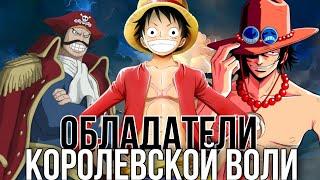 Все обладатели королевской воли из аниме "Ван Пис" | One Piece