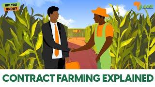 Contract Farming  entrepreneurs  agribusiness solution farming