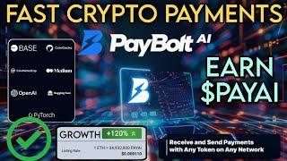 PayBolt AI: $PAYAI price today | Secured Crypto Payments Instant | Get PayAI on Presale | New update